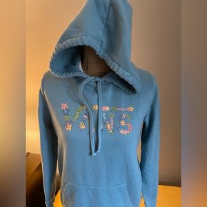 Blue ladies vans sweatshirt